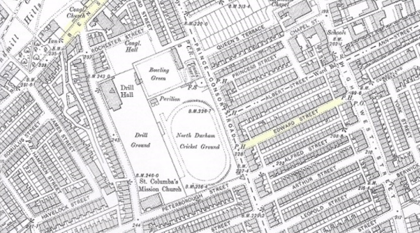Gateshead - North Durham Cricket Ground : Image credit BramwellFamilyHistory.co.uk